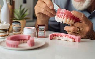 Are there any special denture care tips for sensitive gums?